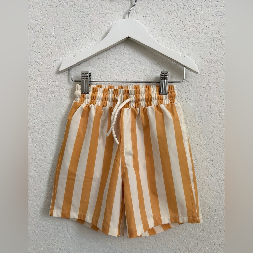 Miles Kids’ Stripe Swim Shorts